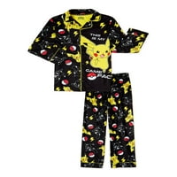 Pidžama Set dugih rukava za dječake od 2 komada veličine 4-12
