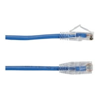 Crni Patch kabel od 250 MHz od 250 MHz s nasukanom vezom od 28 mm-neoklopljen, PVC, bez mreže, plava, 7 stopa