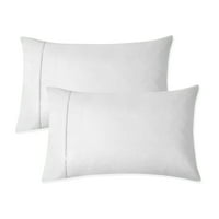 Broj navoja od jastuka od organskog pamuka i perkala, standardni, bijeli