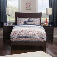 Krevet s platformom s otvorenim podnožjem u boji espressa