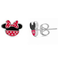 Sterling Silver Mickey i Minnie Mouse Naušnice