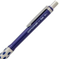 Mehanička olovka za crtanje, 1-inčna plava kutija s olovom i malom bijelom gumicom