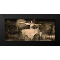 Martha Black uokvirena suvremena muzejska umjetnička gravura pod nazivom sufijska plesačica Sepia