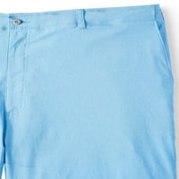 Muške kratke hlače za golf s ravnim prednjim dijelom s elastičnošću od 4 trake
