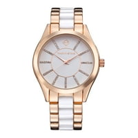 Timothy Stone Charme Bicolor Rose Gold White Women's Design Watch