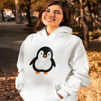 Slatka kapuljača za pingvine za žene-Dizajn za žene u ženskoj srednjoj veličini