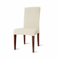 Elegantne pletene navlake za stolice od tkanine od žakarda od tkanine, rastezljiva navlaka za blagovaonsku stolicu, uklonjiva, periva