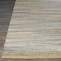 Ručno tkani tepih za dnevnu sobu u boji slame od slame 4 ' 9 '6'