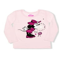 Minnie Mouse Malini majica s dugim rukavima majica i tajice, dvodijelni set odjeća