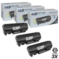Kompatibilne zamjene za Lexmark 52D1H 3PK HY Black Laser toner patrone za Lexmark MS810DE, MS810DN, MS810DTN, MS810N, MS811DN, MS811DTN,
