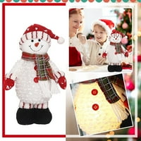 Božićna Plišana igračka može svijetliti, lutka Santa snjegović, lagana stojeća lutka * mitološki Pliš
