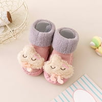 Mekane cipele za malu djecu Jesen / Zima Udobne cipele sa slatkim crtanim uzorkom zec medvjed mrkva dječja pamučna topla prozračna