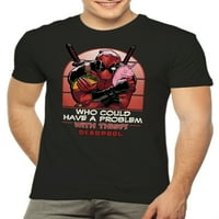Deadpool Osjetite grafičku majicu ljubavi muškaraca i velikih muškaraca