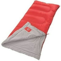 Pravokutna vreća za spavanje za odrasle od 50 inča, crvena