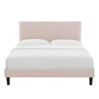 Krevet u punoj platformi u ružičastoj boji