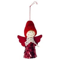 Viseća lutka BBC božićno drvce viseća lutka anđeo dekor vrata zidni ukrasi za dom blagdanske zabave vrtne staklene kućice Božićni