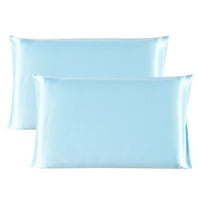 Jedinstvene povoljne jastuke pokriva mulbery svilena jastučnica set svijetloplavog standarda