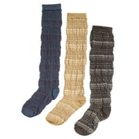 Ženski par čarapa od mikrovlakana iznad koljena