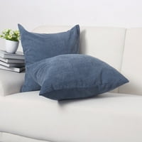 Jedinstvene povoljne ponude corduroy tekstura ukrasni jastuk jastuka mornarsko plava 20 x20