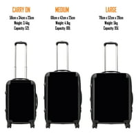 Rocksa Unise The Beatles službeni kofer za prtljagu u seriji Rocksa - Tvrdi dani navečer - Veliki 95L