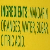 Del Monte Mandarin naranče, lagani sirup, konzervirano voće, 8. Oz Can