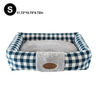 klasični krevet s letvicama za kućne ljubimce, debelo toplo perivo gnijezdo za mačke i pse