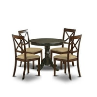 Set kuhinjskih stolova i stolica od 5 do 1-okrugli stol i stolice za blagovaonicu