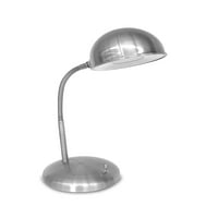 Osnove metalne LED stolne svjetiljke za gooseneck, srebro