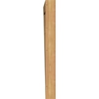 Ekena Millwork 1 2 W 34 D 34 H Funston Tradicionalni glatki nosač, zapadni crveni cedar