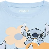 Grafička majica Lilo i Stitch Girls s kratkim rukavima, veličine 4-16