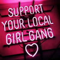 17 17 podržite svoju lokalnu djevojačku bandu neonskim natpisom 120 ručno izrađenih neonskih svjetala