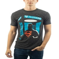 Muška DC Comics Superman Superhero Telefonska grafička majica