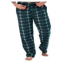 Prave osnovne muške hlače za spavanje muškaraca Microfleece, veličine S-3xl, muške pidžame