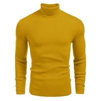 Muški pulover Muški pulover pulover od kašmira i polu vunene mješavine pulover s izrezom na kopčanje i džepovima u obliku slova u