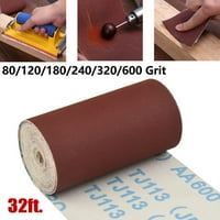 1 rola 32 ft 80-600grit brusni papir za poliranje brusnim papirom za alate za brušenje