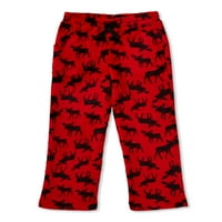 Wonder Nation Boys Moose Padžama hlače za spavanje, veličine 4- & Husky