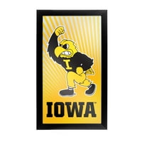 Sveučilište Iowa uokvireno logotip ogledalo - Herky
