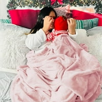 Deka od flisa, ružičasta deka-300g / m2 udobne deke i navlake za malu djecu, malu djecu, djevojčice