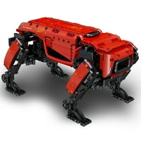Kralj robot pas robot Crveni građevni blokovi cigla dječje igračke daljinski upravljač poklon