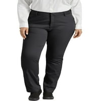 Dickies Women's Plus savršeno mršavi zakrivljeni ravni hlače
