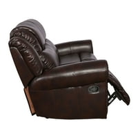 Hommoo Semi Pu Sintetička kožna stolica za naslonjač, ​​dnevni boravak za sjedalo, ručno naslonjač s jednim kaučem, espresso