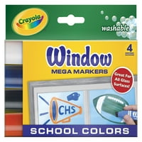 Oznaka prozora za školske boje s matricama, količina
