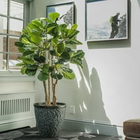 Vintage domaća umjetna smokva fau 81 velika umjetna biljka pravi je dodir za uređenje interijera kuće i ureda sa stilskim žardinjerama