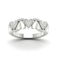 CT TDW Diamond 10K Modni prsten bijelog zlata
