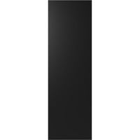 Ekena Millwork 12 W 55 H TRUE FIT PVC dijagonalni sloj moderni stil Fiksni nosač, crne