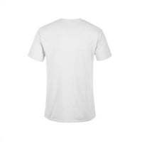 Muška Bijela grafička majica s majicama - dizajn Od
