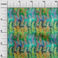 Obična svilena prugasta zelena Tkanina materijal za šivanje batik tkanina s otiskom širine dvorišta