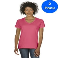 Ženska majica od teškog pamuka u obliku slova 5 oz, 2 pakiranja