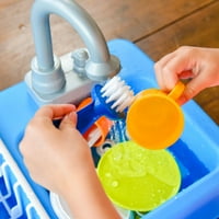 Kuhinjski sudoper s tekućom vodom-Set za igranje igračaka