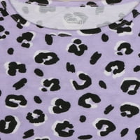 Majica Wonder Nation Girls, kratke hlače, maska ​​za oči, set pijama Scrunchie & Bag, 5-komad, veličine 4- & Plus